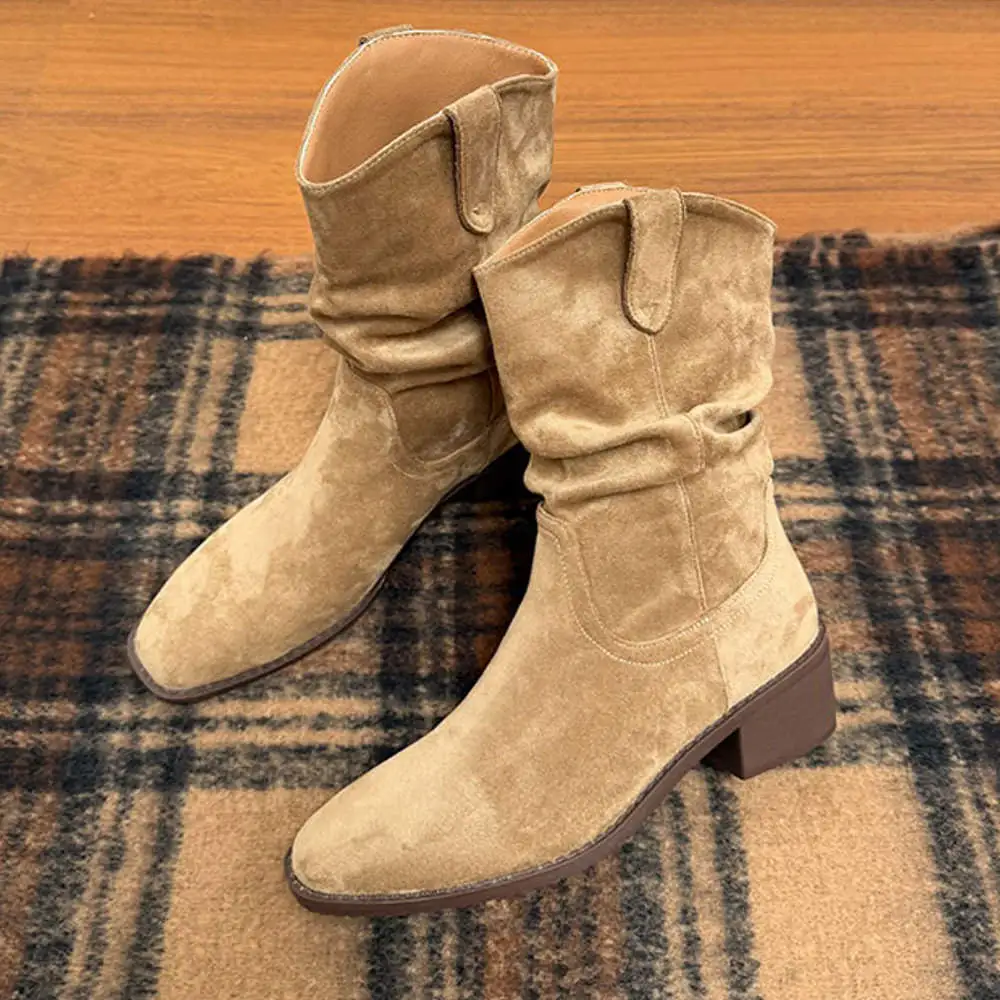Midnight Paris Slouch Boots