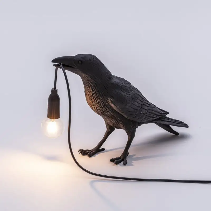 Raven Shape Table Lamp