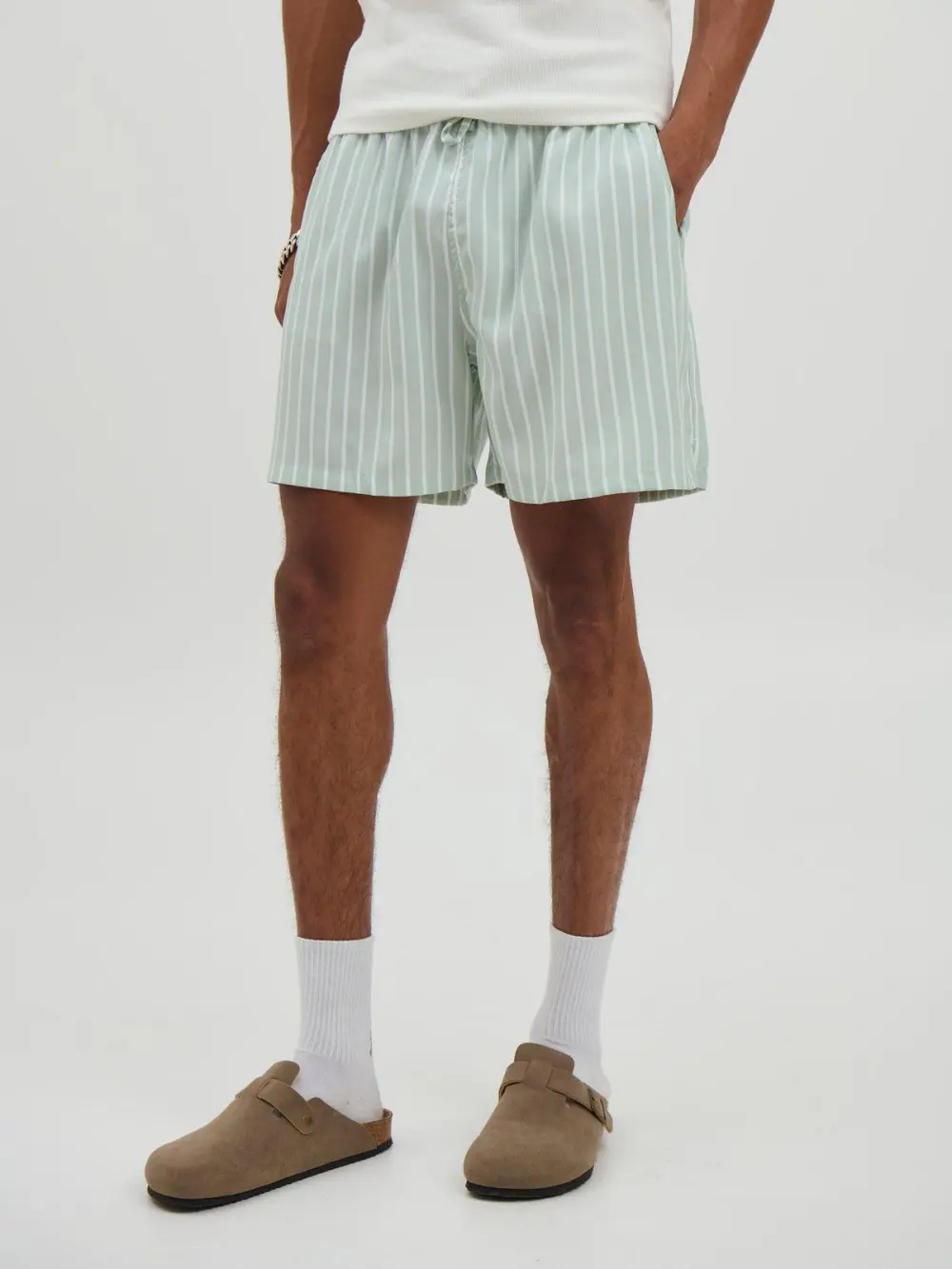 Casual And Daily Comfortable Daily Meo Mint Shorts