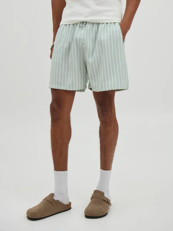 Casual And Daily Comfortable Daily Meo Mint Shorts