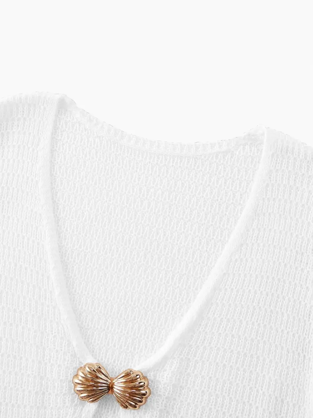Knit Crochet Long Sleeve Sweater Dress