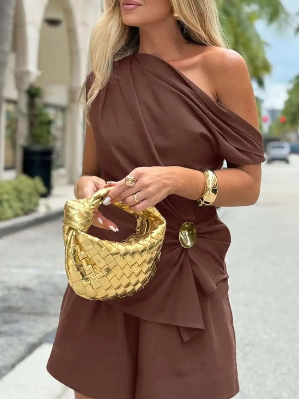 Shoulder Top Jumpsuit