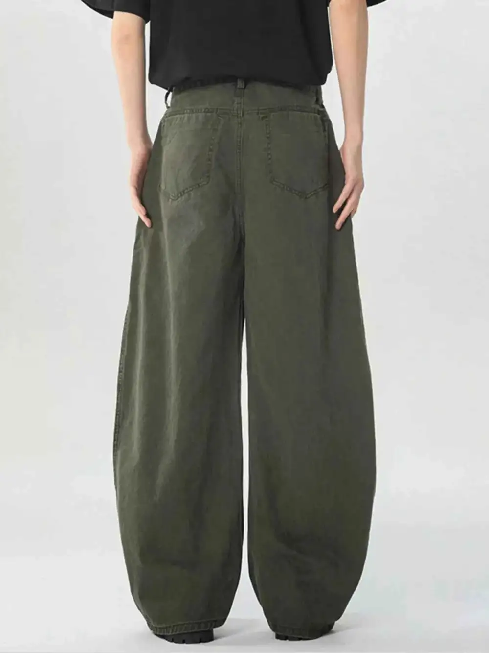Pocketed Wide Leg Pants