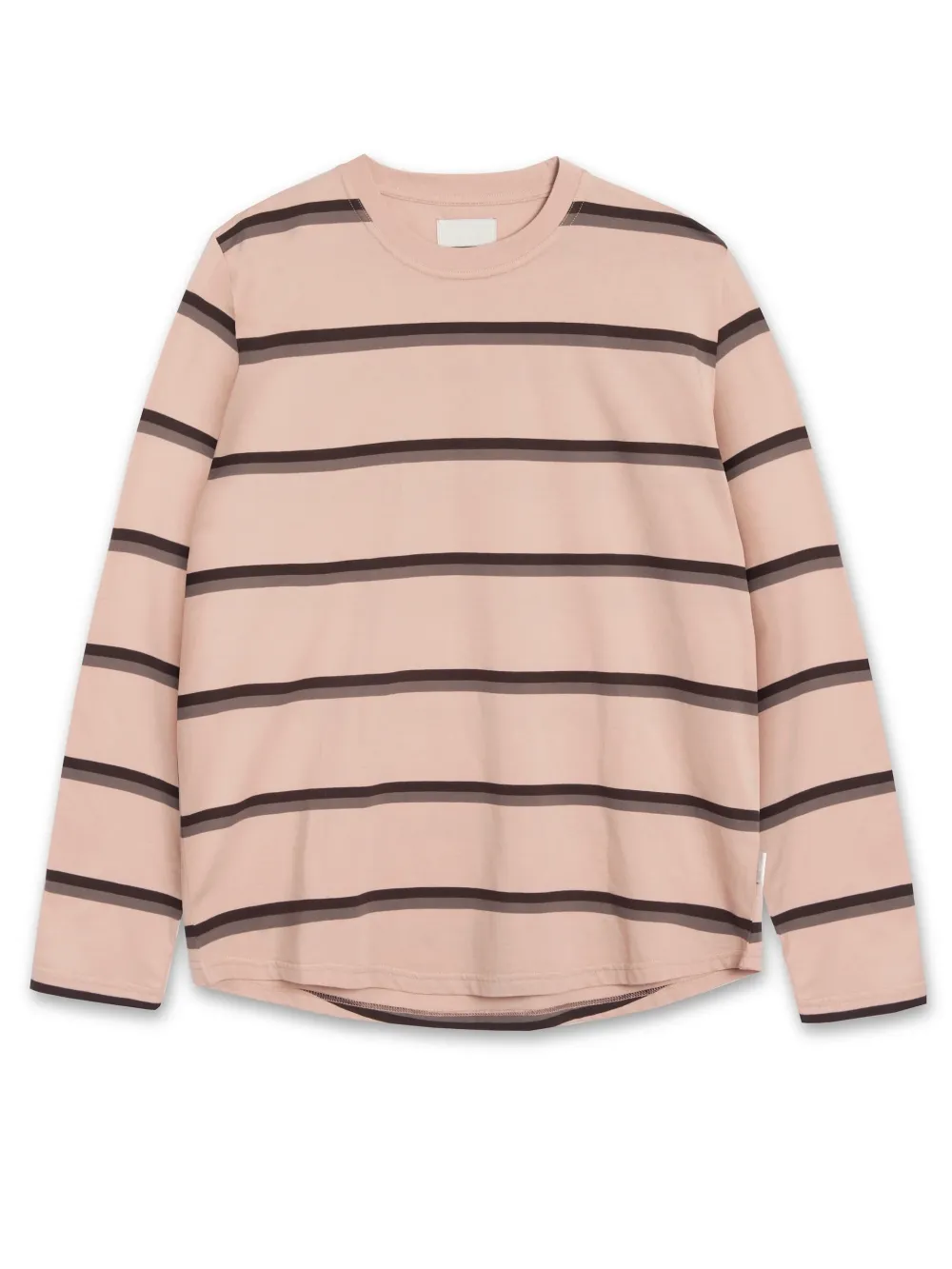 Pink Crew Neck Long Sleeve T-Shirt