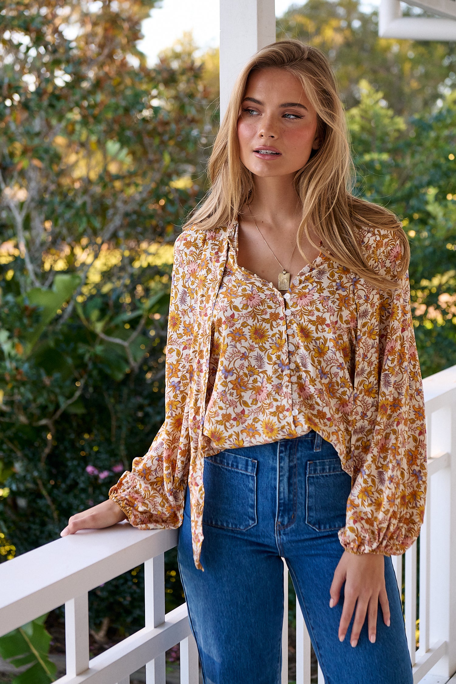 Imogen Blouse - Solara - PREORDER FOR AUGUST