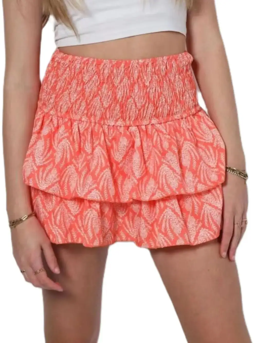 Layered Layered Mini Skirt