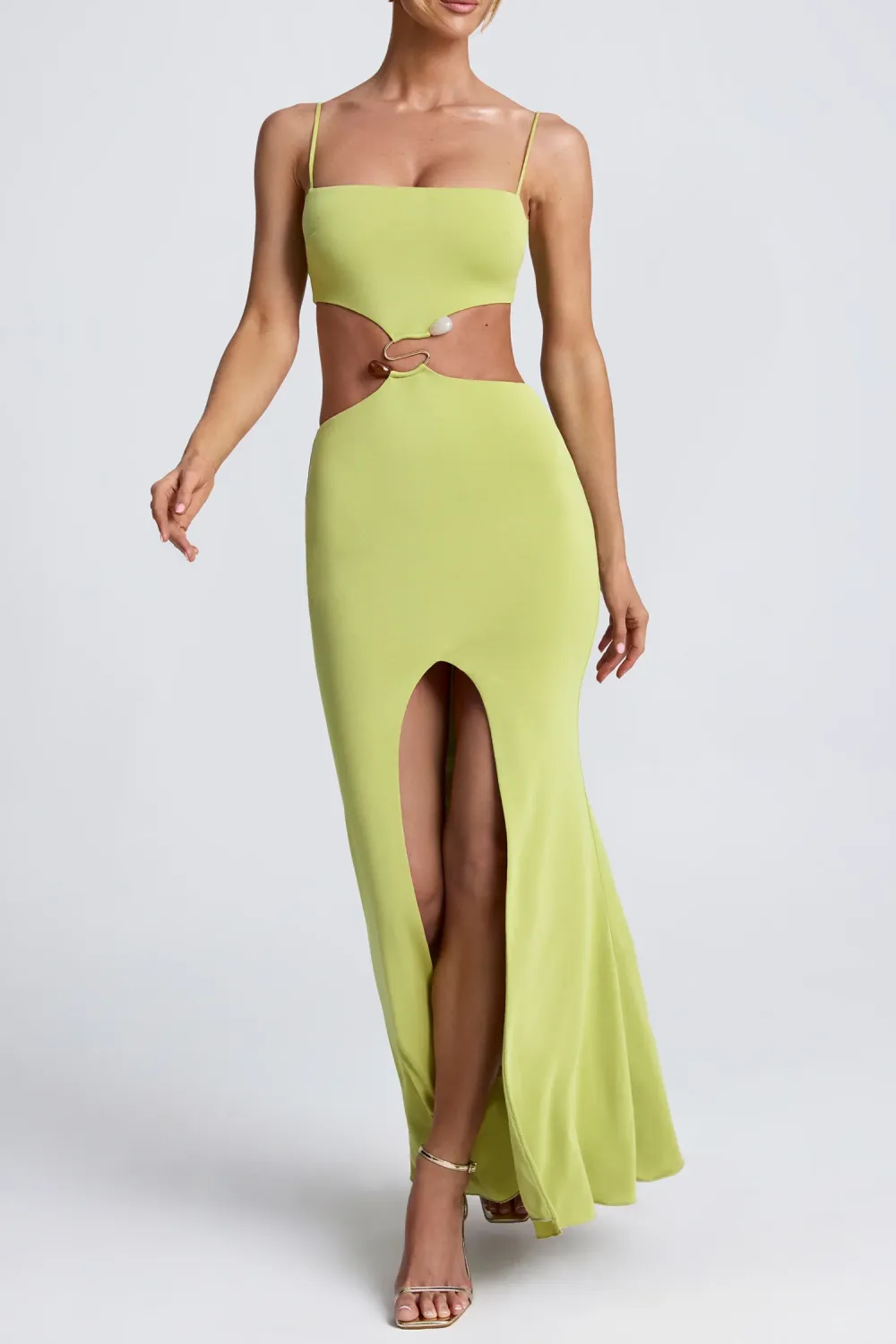 Creative Slim-Fit Fishtail Square Neck Dress