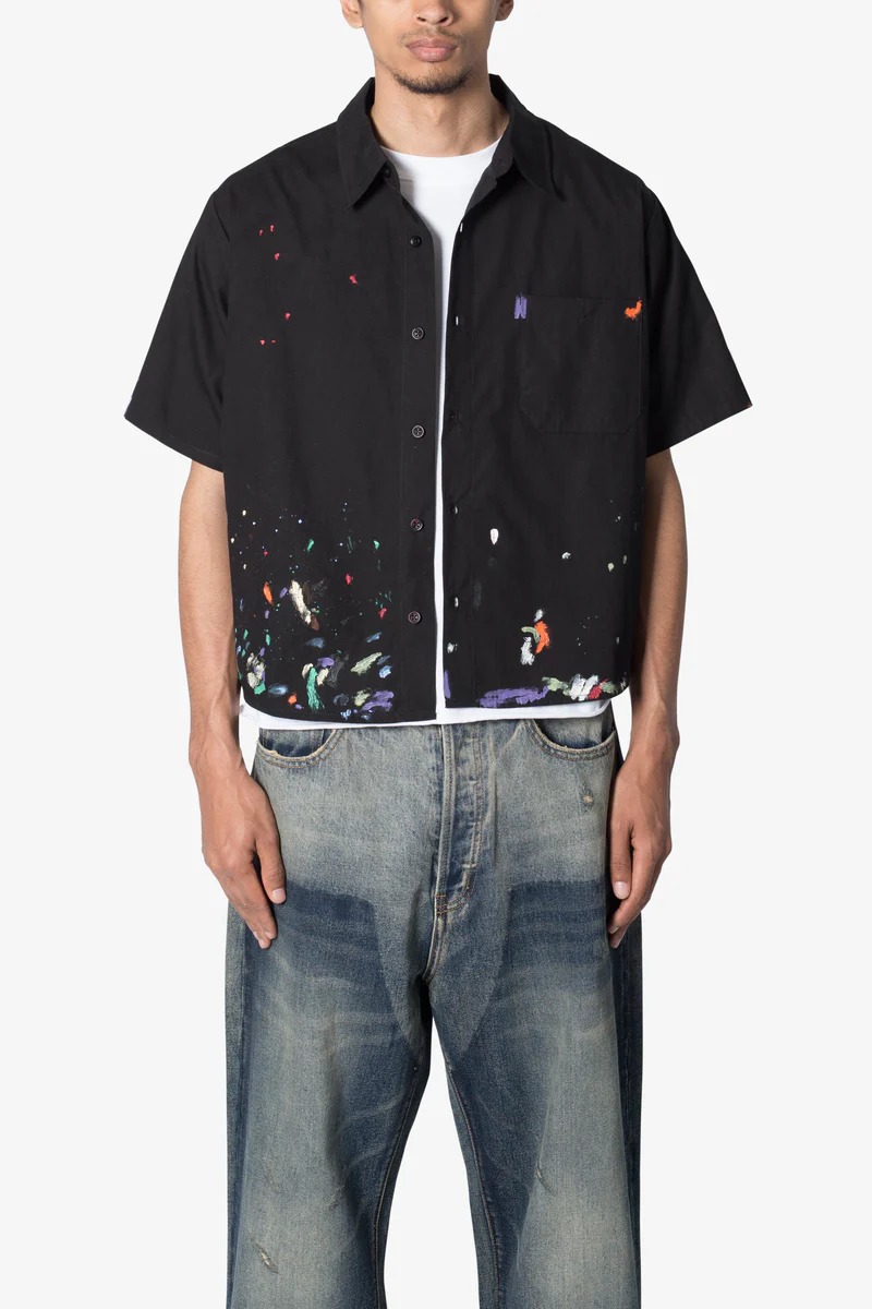 POPLIN PAINTER S/S SHIRT