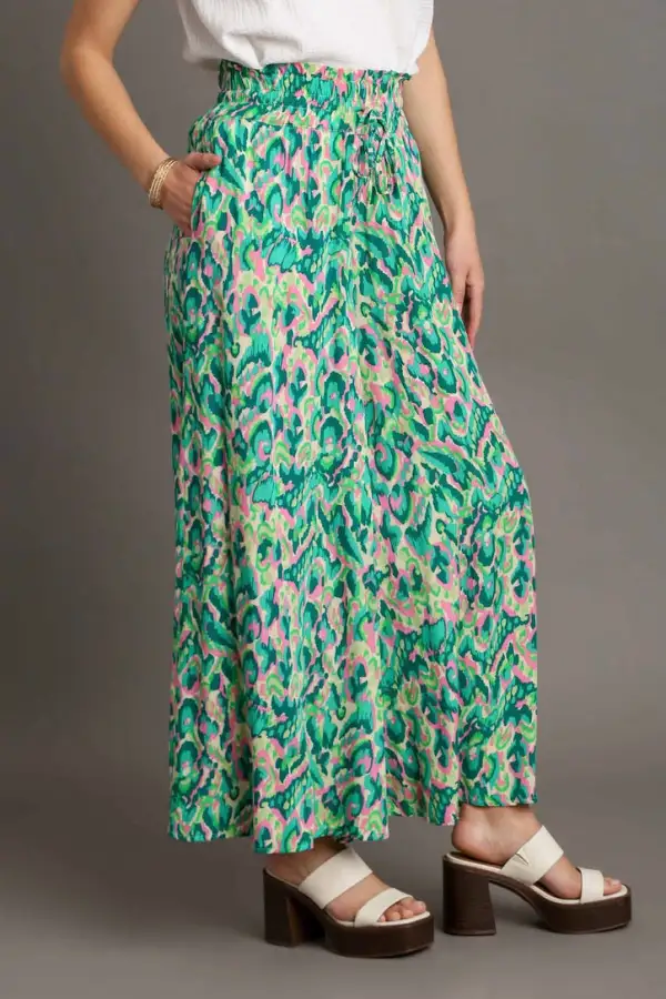 Weekend Roomy Wide Leg High Waist Casual Pants