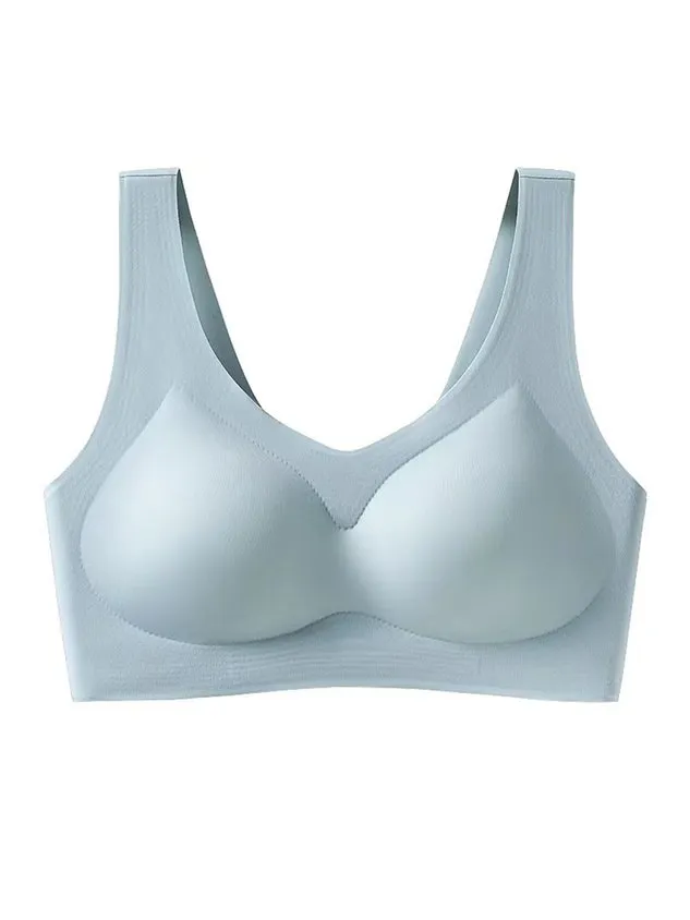 Traceless Latex Push Up Sports Bra Fit Comfortable Bra