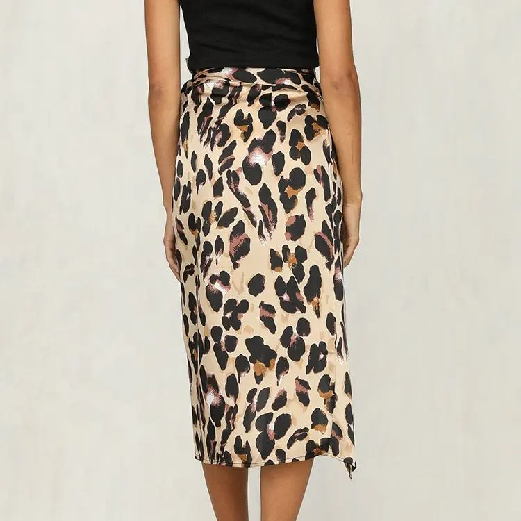 Plus Size Summer Knotted Pencil Maxi Skirt