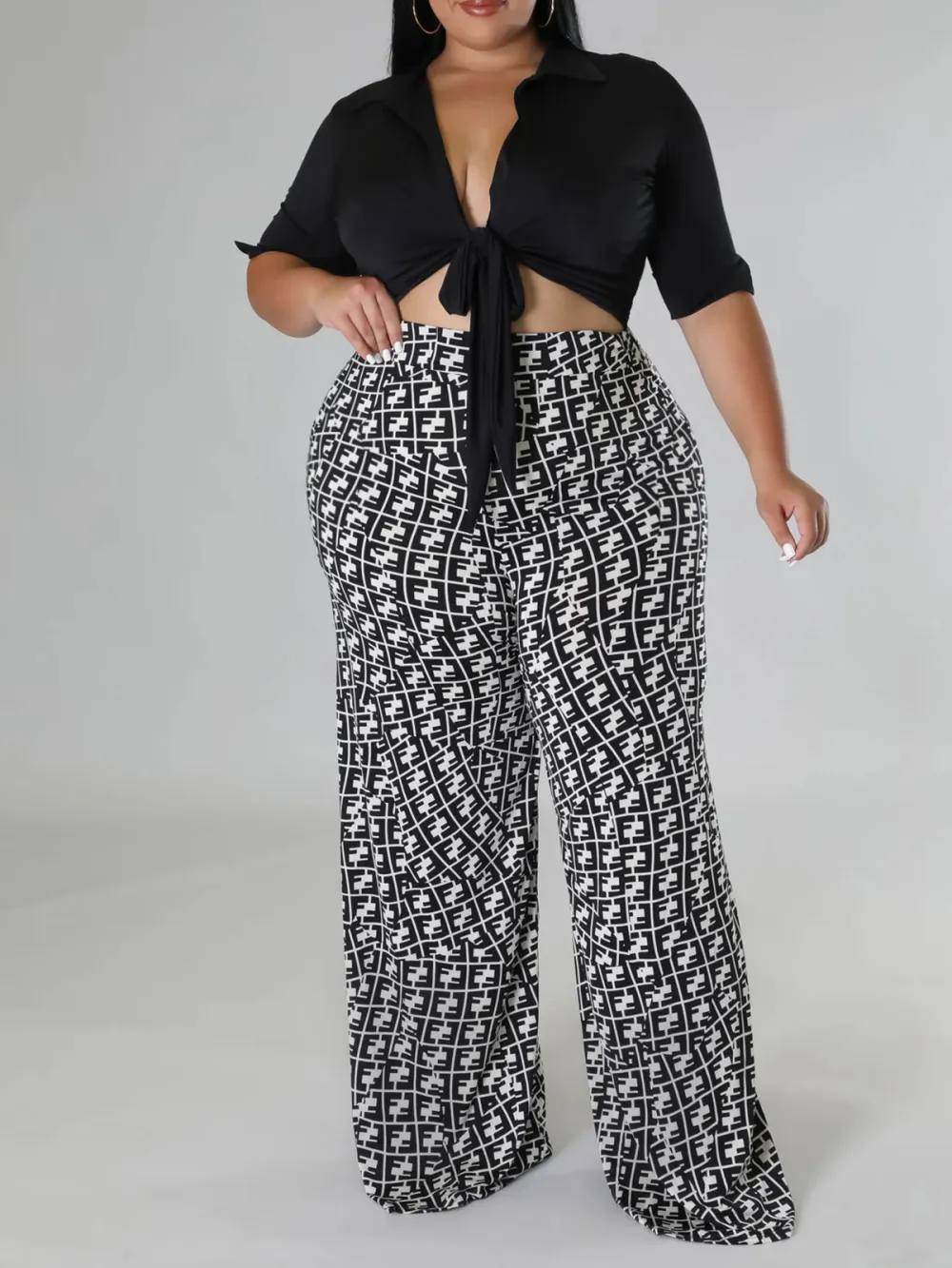 Women'S Stylish Printed Pants Set