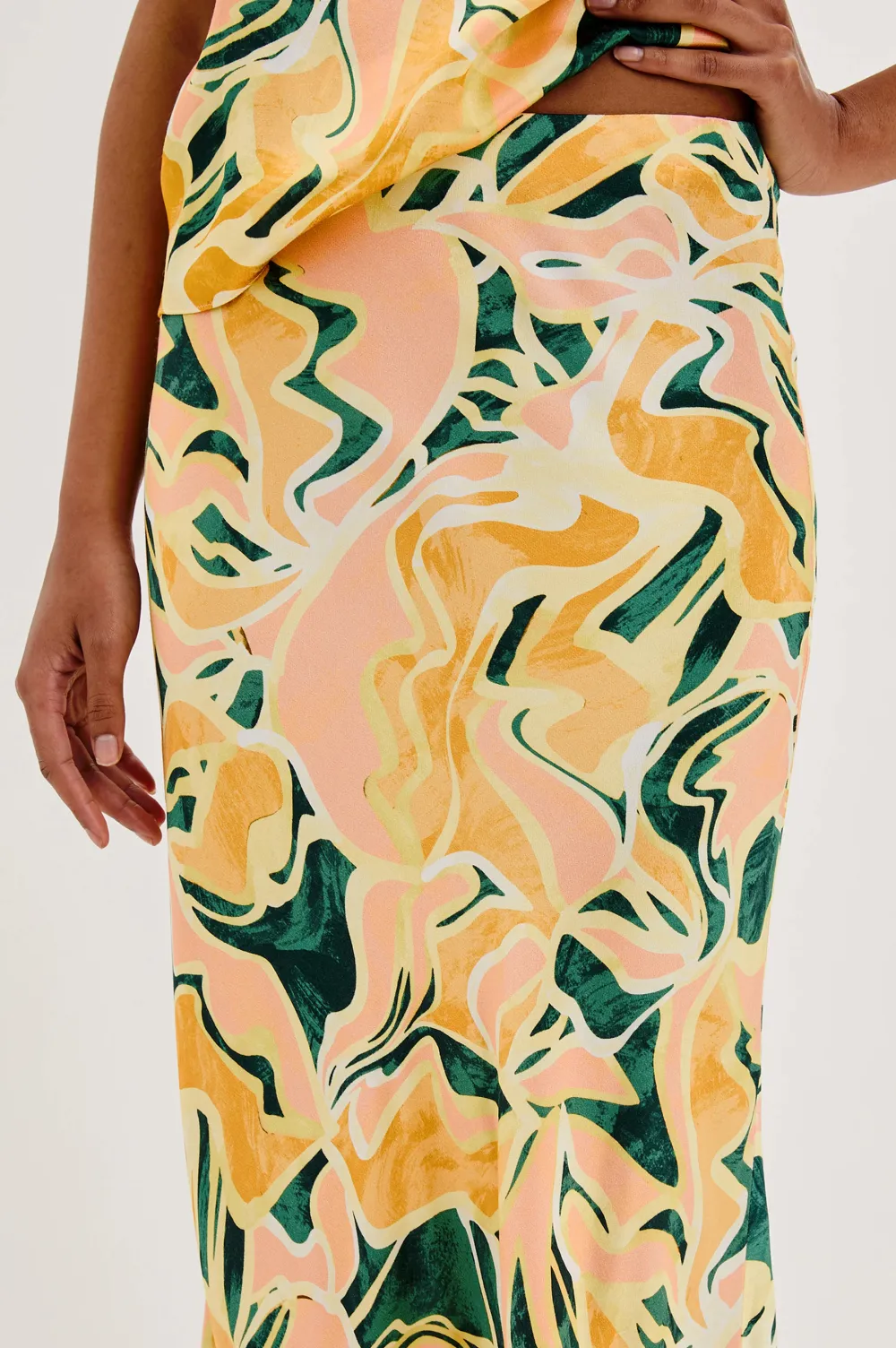 Art Print Women's Long A-Line Skirt
