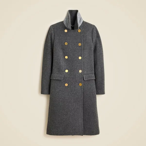 Wool Blend Stadium-Cloth Topcoats
