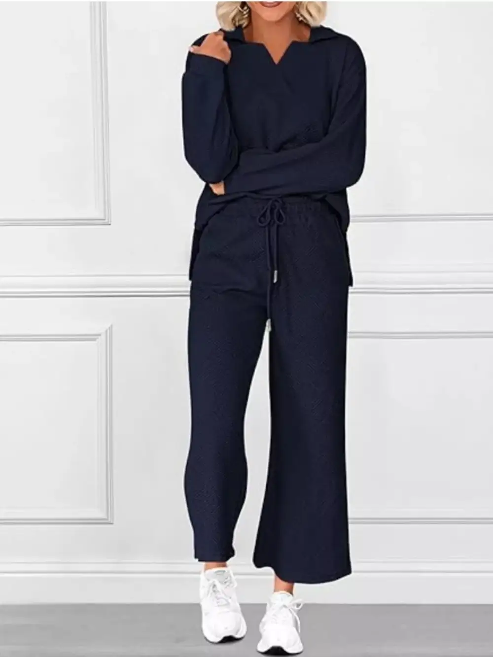 Drawstring Side Slit Set