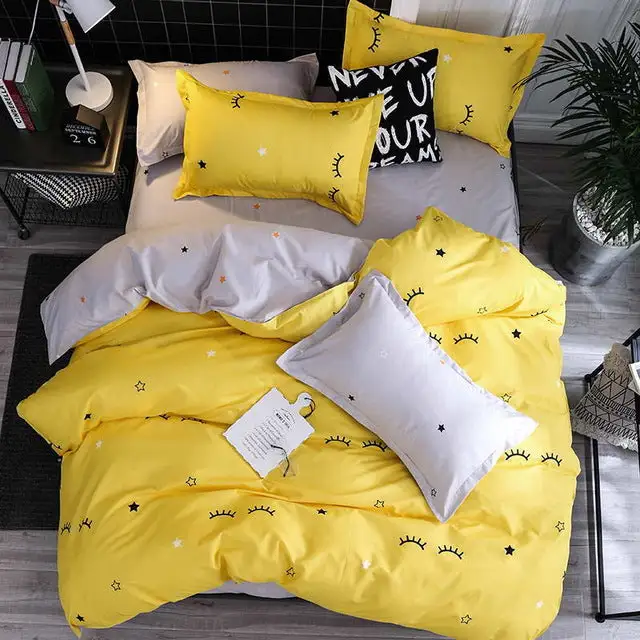 (Store Closing Sale) Duvet Cover Flat Bed Sheet Bedding Set