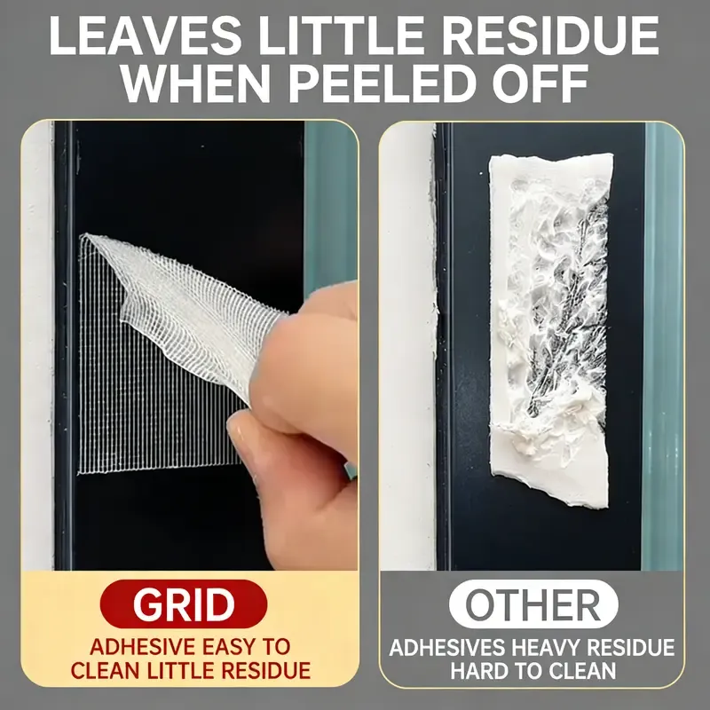 Universal Double-Sided Adhesive Tape, High Viscosity, Residue-Free, Carpet & Rug Gripper