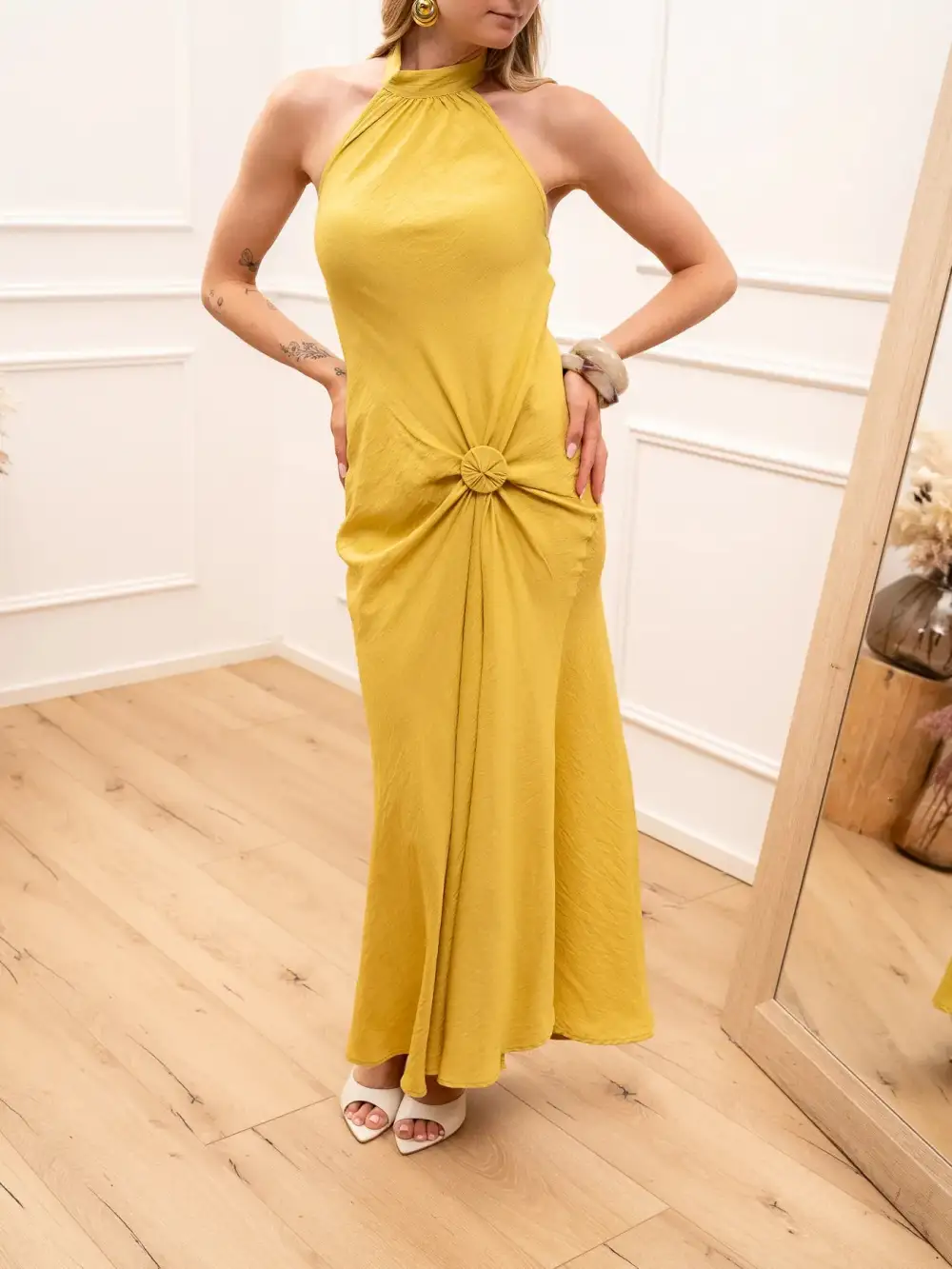 Mini Maxi Halter Dress