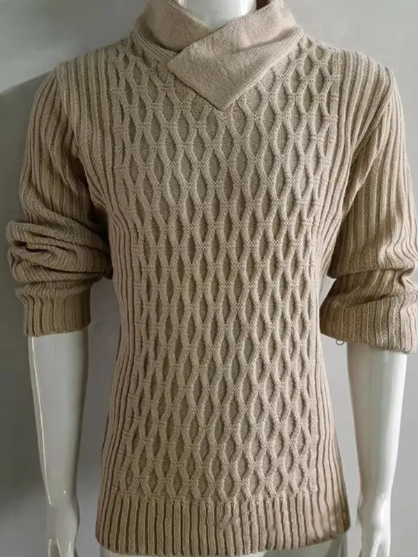 Knit Collared Sweater