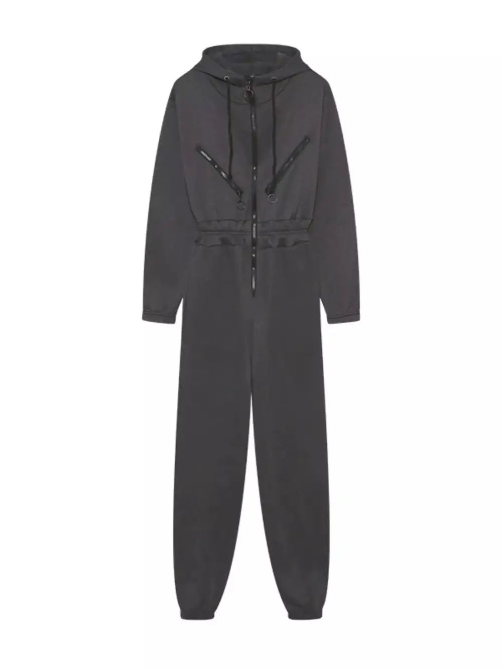 Hooded Zip Jumpsuit