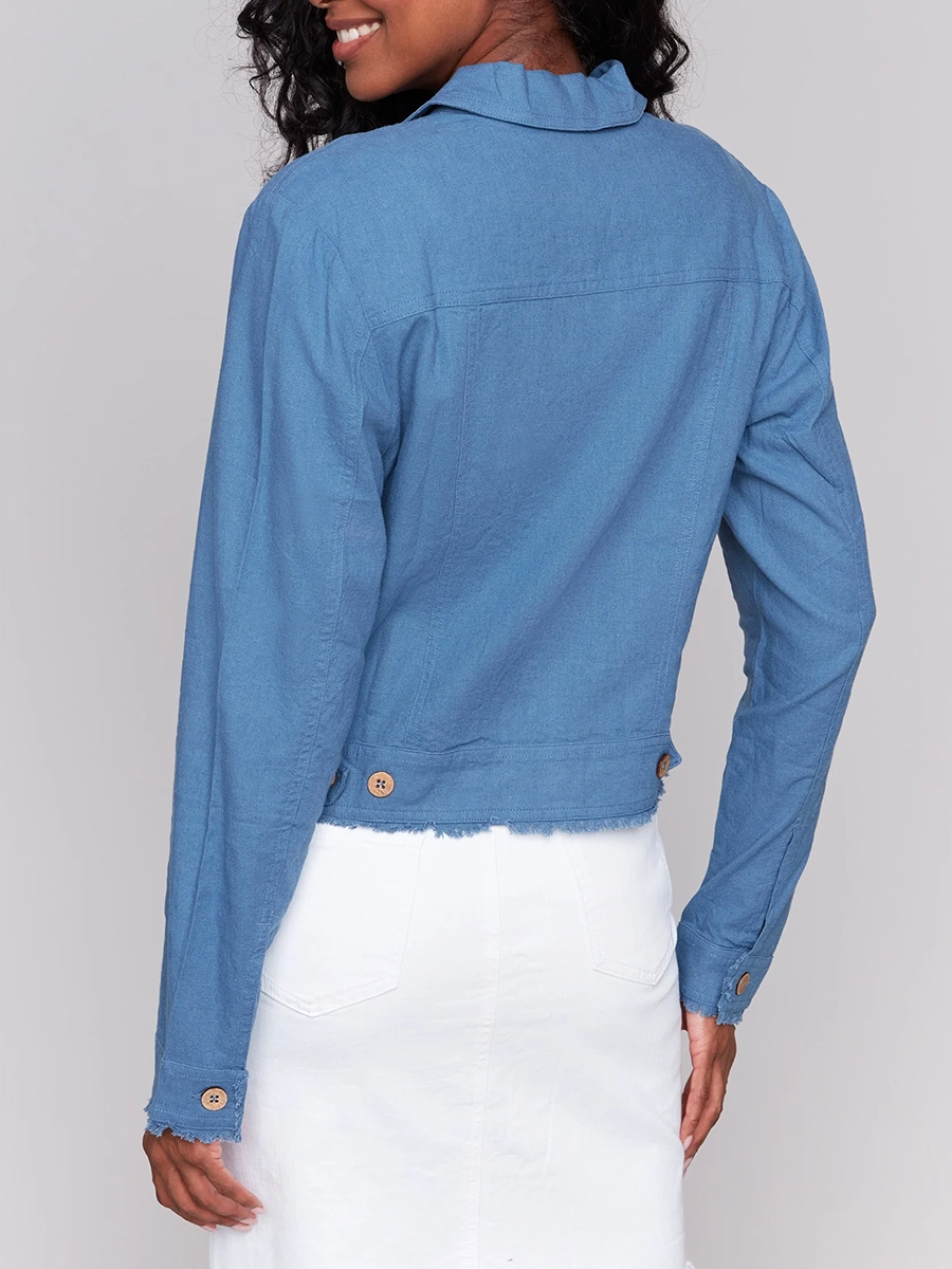 Soft And Breathable Linen Simple Jacket