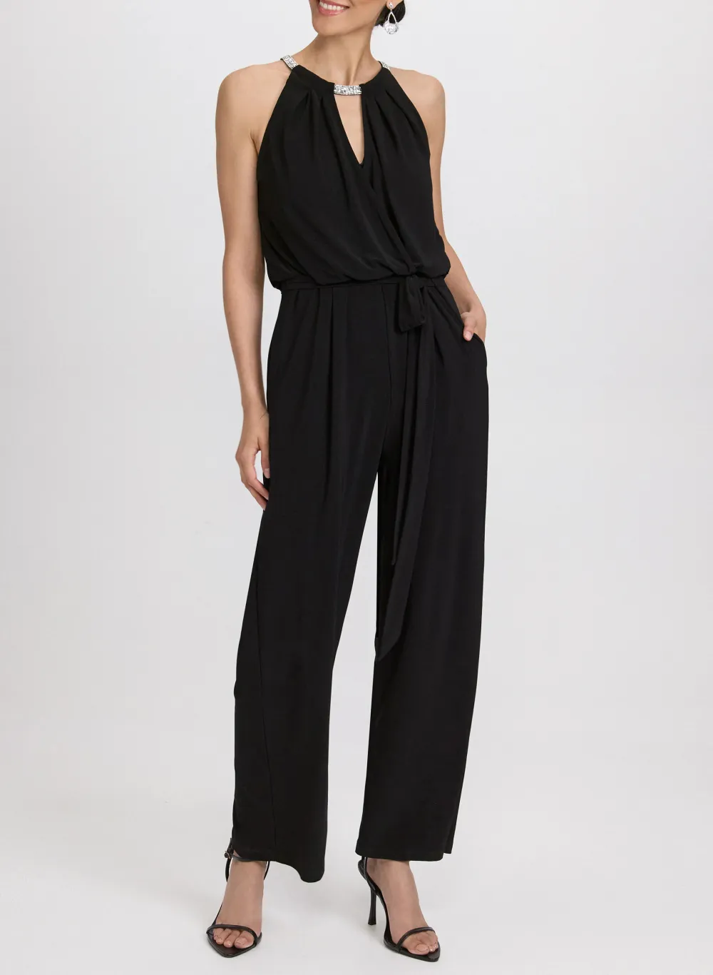 Sleeveless Icesilk Jumpsuit