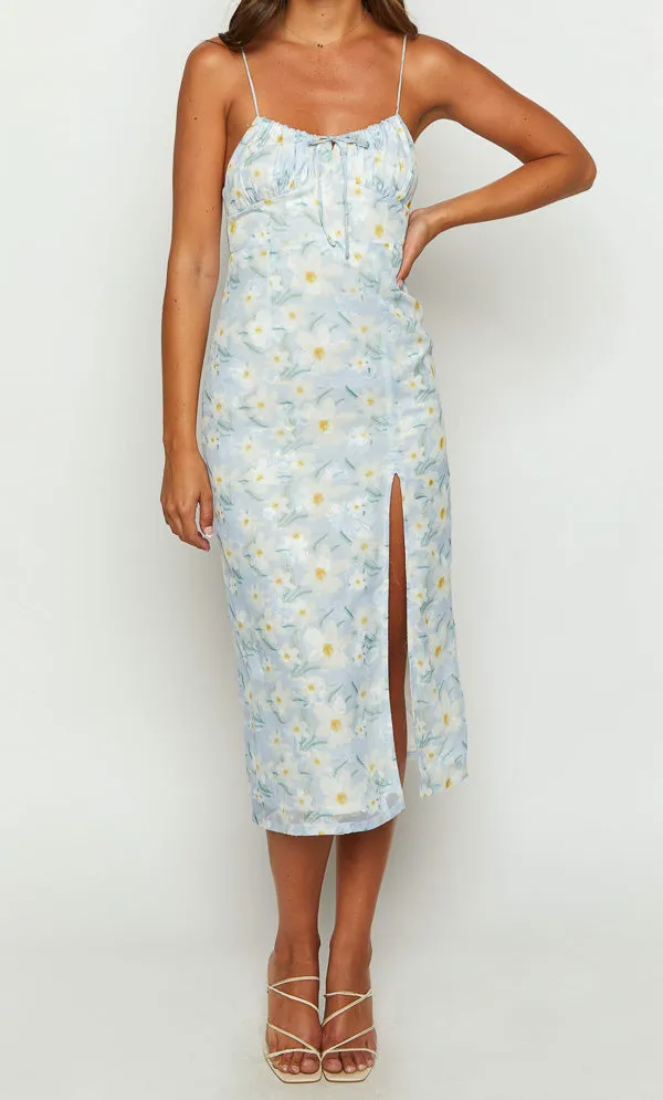 Floral Flowy Midi Dress