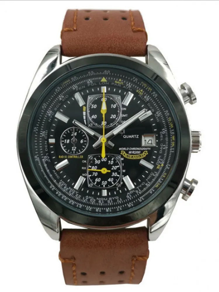 ⌚ Swiss Pilot Watch｜Authentic Swiss‑handcrafted, microscope‑calibrated movement, lifetime‑no‑replace solar movement, professional 20ATM waterproof 💧