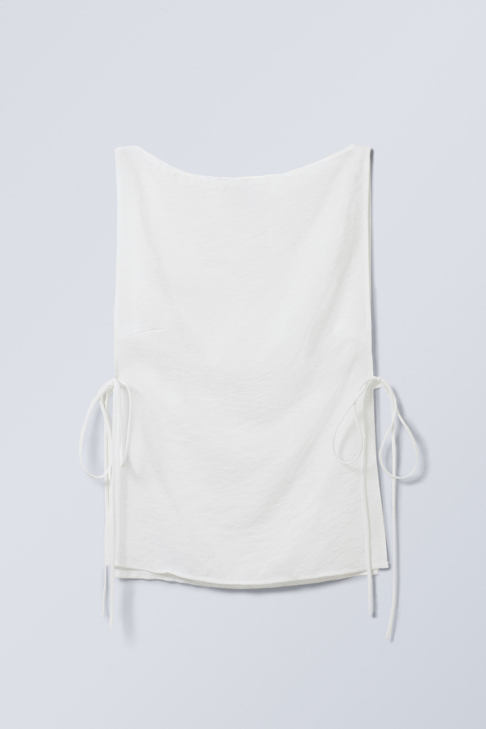 Side Tied Boat Neck Top