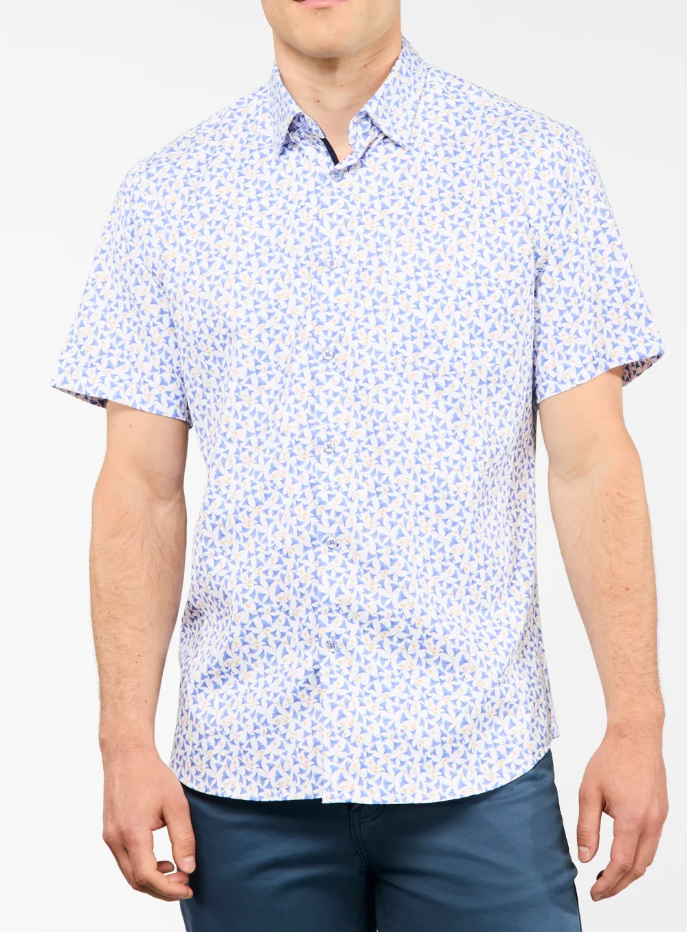 Bud Print Short Sleeve Shirt