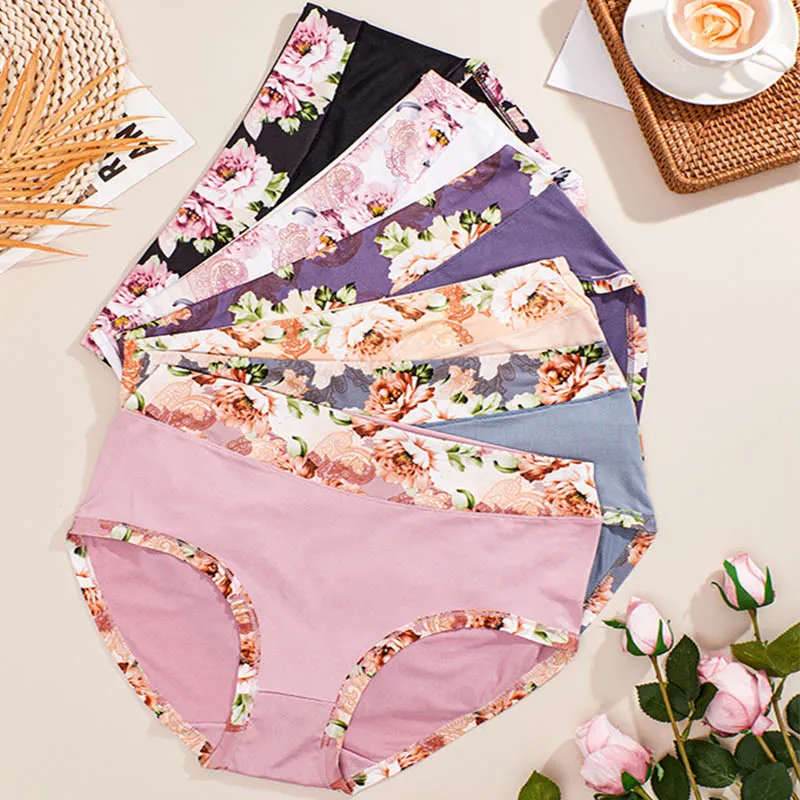 Plus Size Print Breathable Panty