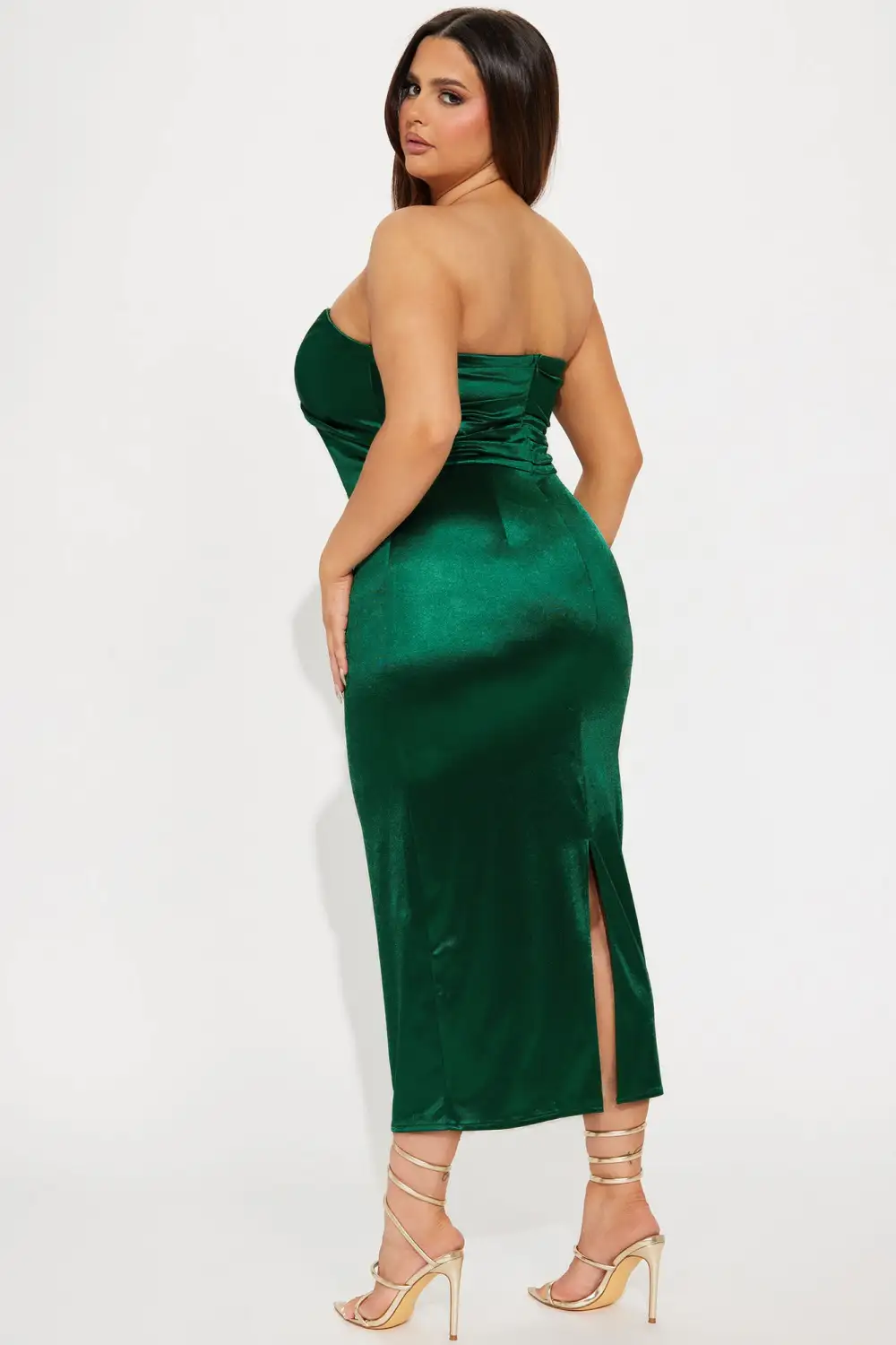 Missy Midi Dress - Emerald