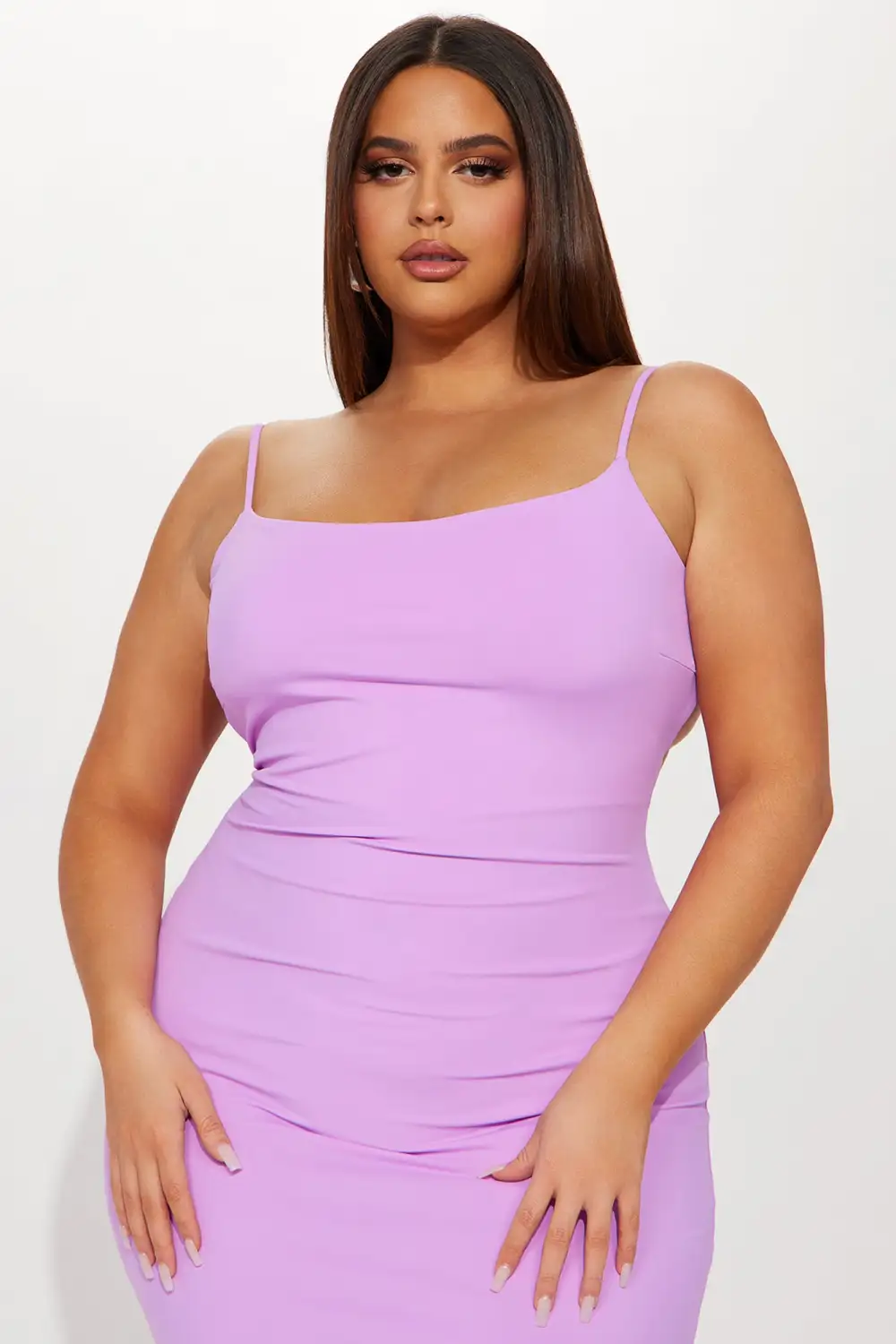Gia Backless Sculpting Maxi Dress - Purple
