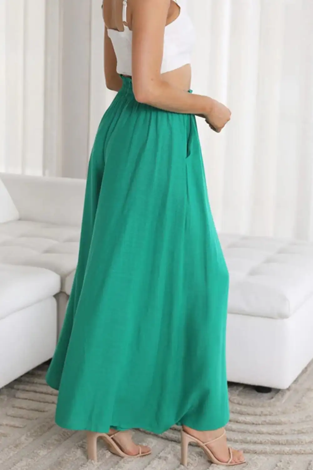 Easy Waist Wide Leg Pants