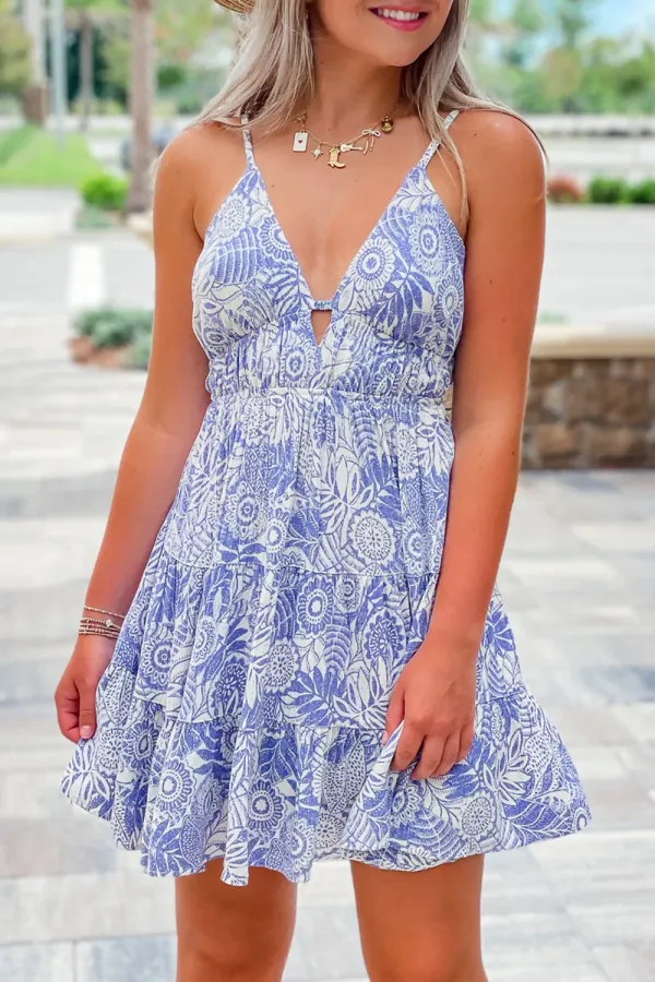 Short V-Neck Resort Dress