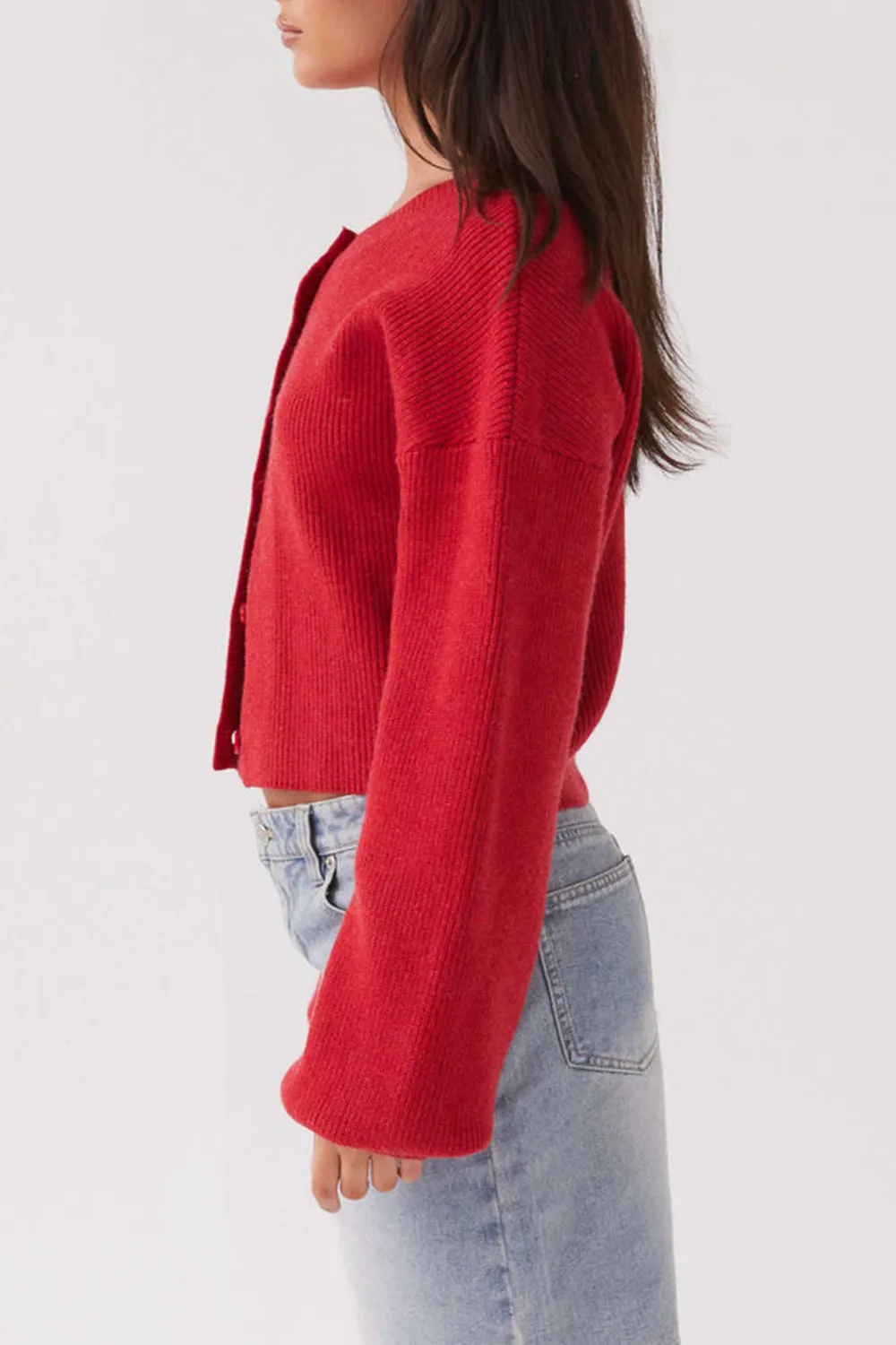 Commuting Style Knit Cardigan