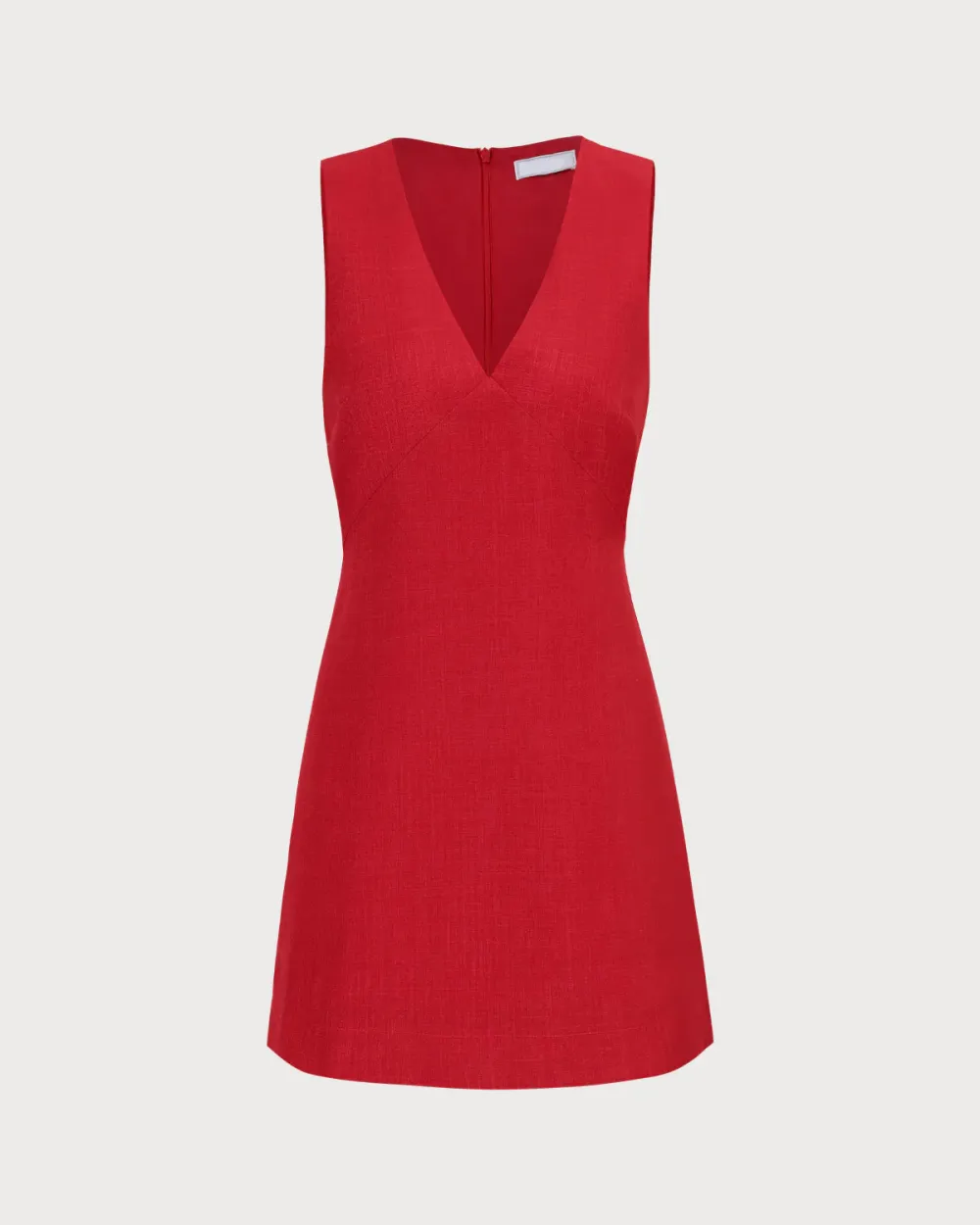 V-Neckline Regular Dress