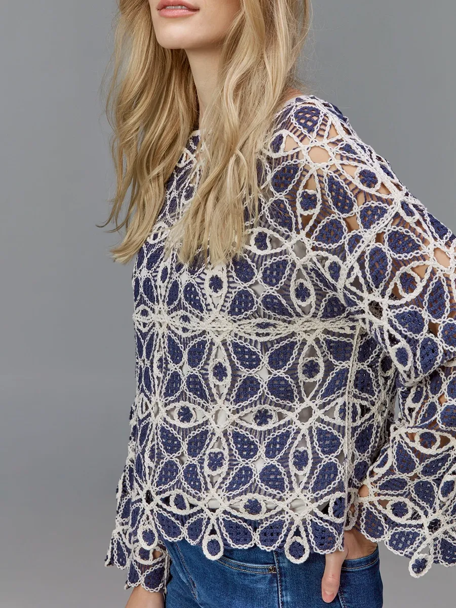 Fashionable And Stylish Art Pattern Women's Top