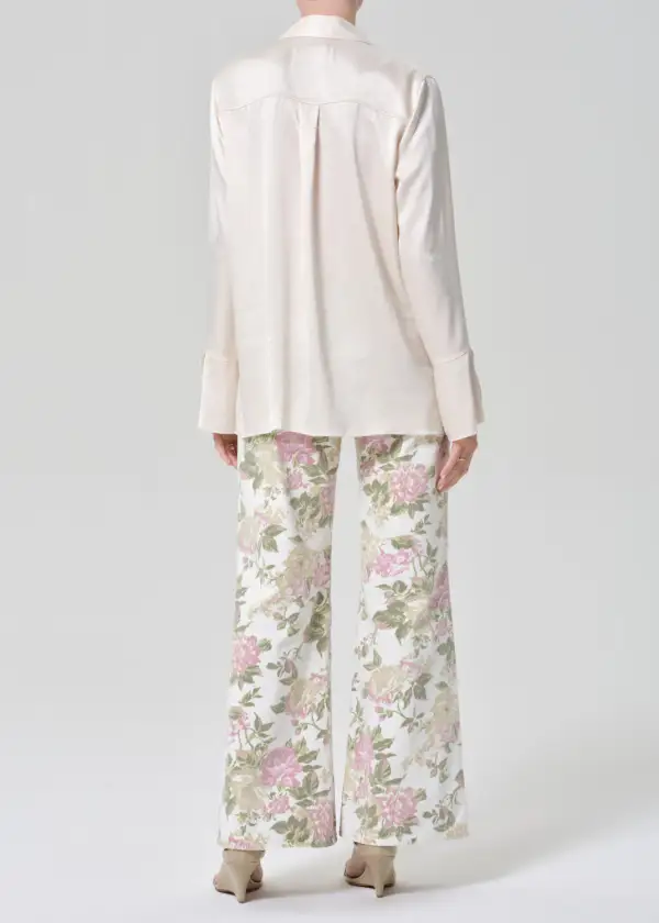 Flare Leg High Rise Straight Leg Jeans
