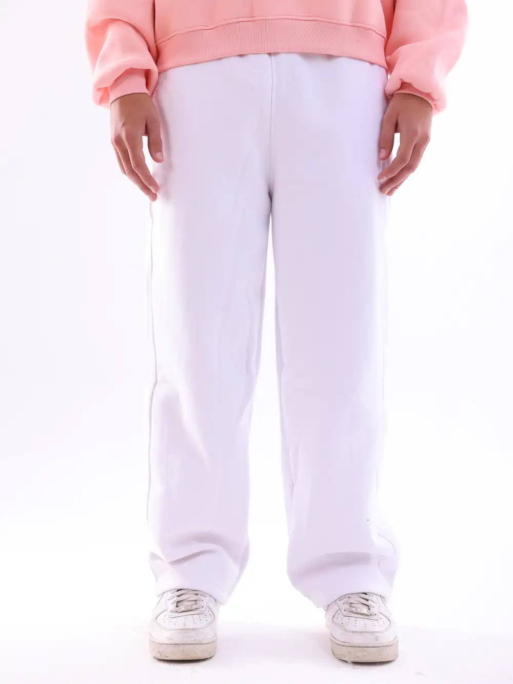 Travel Ready Wide Leg Fleece Jogger Pants