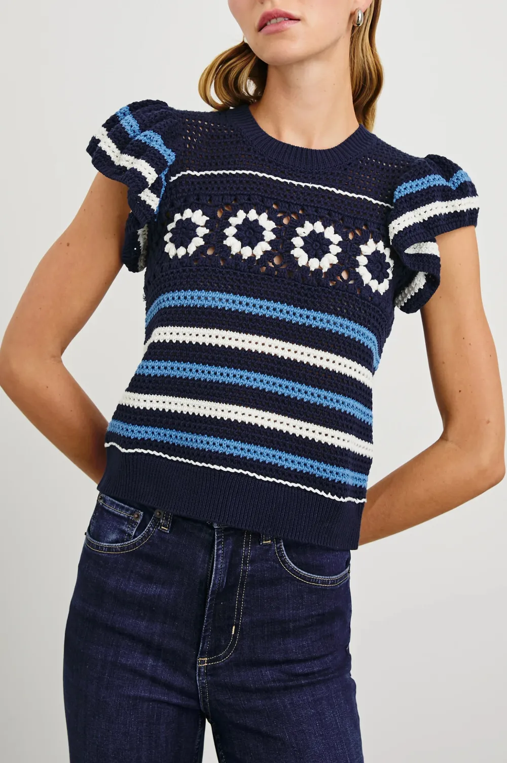 Women's Striped Pattern Blazer