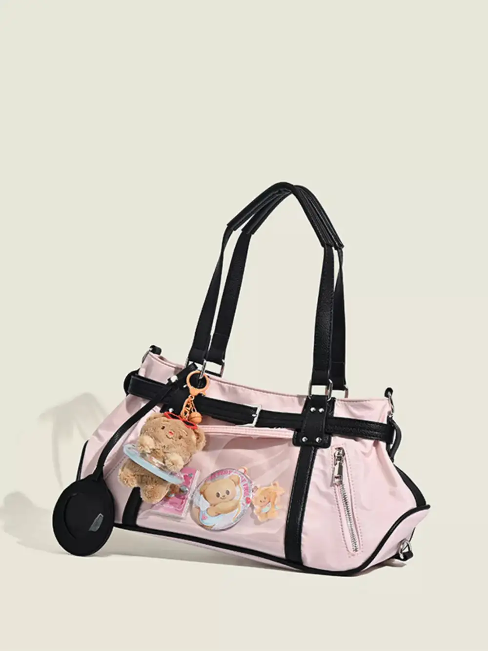 Contrast Lightweight Shoulder Bag