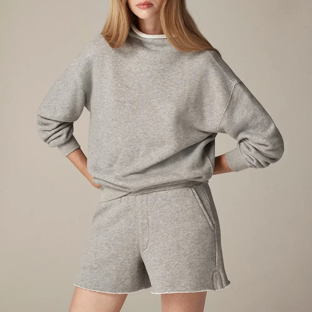 Cotton Terry Rollneck Sweatshirts