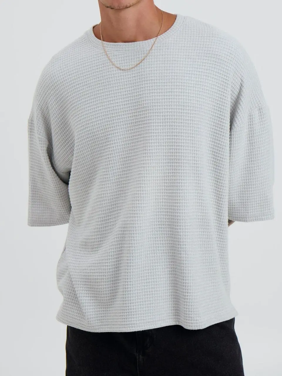 Comfortable Casual And Daily Grey Tee