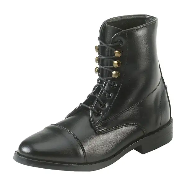 Lace-Up Easy-Care Paddock Boots
