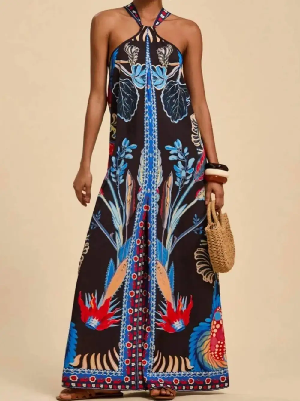 Polished Wide Leg Halter Jumpsuit