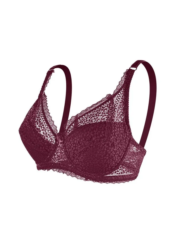 Women's Breathable Comfortable Sexy Lace Thin Cup Bra