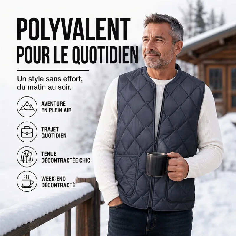 Men's warm vest