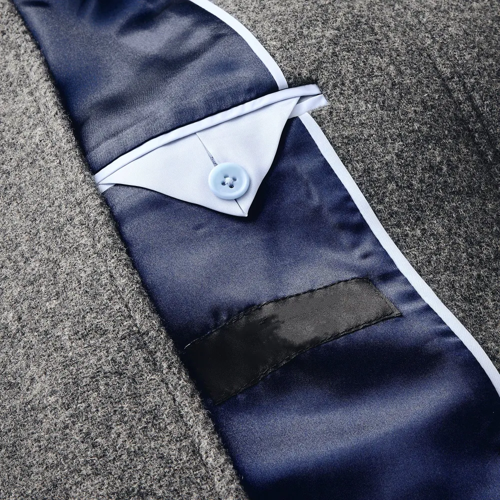 Stadium-Cloth Wool Blend Long Coats