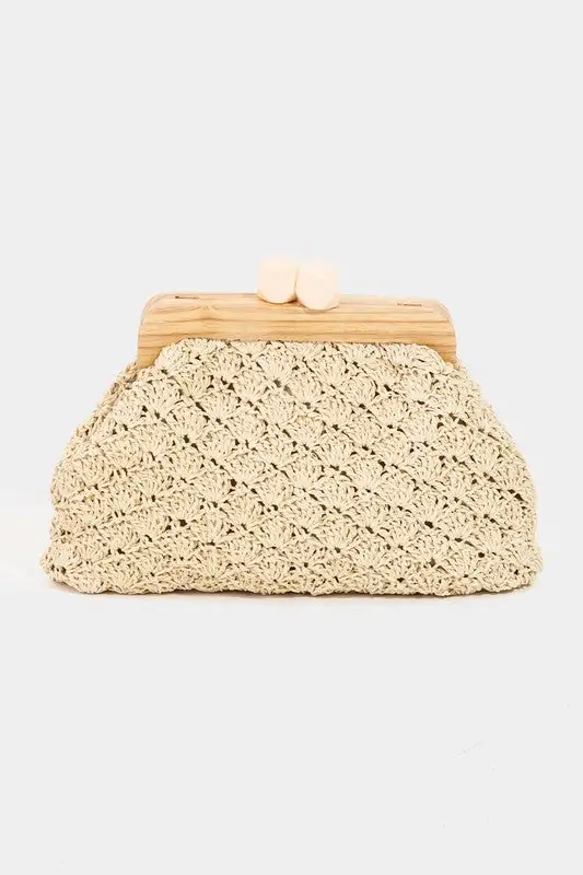 Woven Clutch Bag